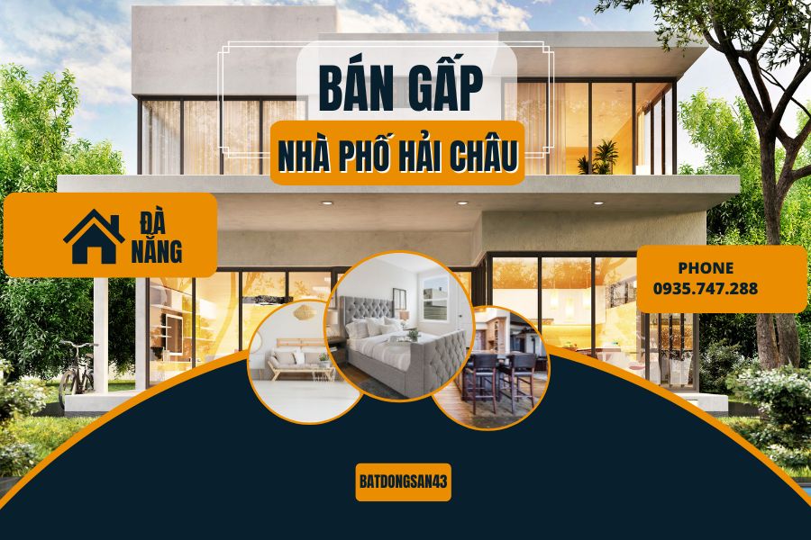 Bán gấp nhà phố Hải Châu
