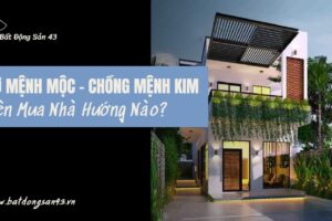 Vợ Mệnh Mộc – Chồng Mệnh Kim, Nên Mua Nhà Hướng Nào?