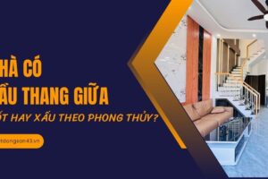 Nhà Có Cầu Thang Giữa – Tốt Hay Xấu Theo Phong Thủy?