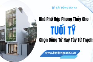Nhà Phố Hợp Phong Thủy Cho Tuổi Tý – Đông Tứ Hay Tây Tứ Trạch?